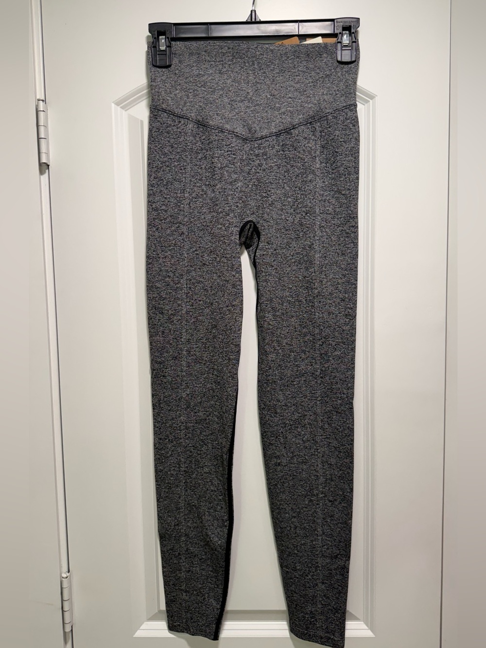 NWT PINK Victoria's Secret Heathered Dark Gray Leggings Size Small